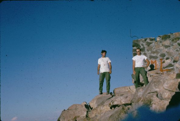 Mike and Gary at the Summit of Mt McLoughlin